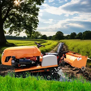 Paletli traktör 35HP küçük çim biçme traktörü bahçe çiftlik Mini paletli traktör