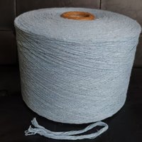 Factory Stock Light Blue Recycled OE Spun Yarn Recycled Cotton Blended Yarn for Towel & Fabric Production