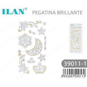 Adesivi decorativi con strass lucidi ILAN 39011-1 per nail art - Product Image 3