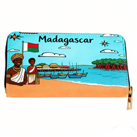 Sac à main en cuir pour femme, style touristique des îles Canaries, Groenland et Madagascar, forme rectangulaire, design personnalisé, vente en gros