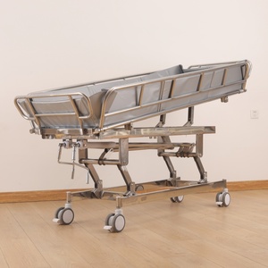 Cama de ducha de mano de acero inoxidable personalizable, cuidado médico auxiliar de doble función para ancianos discapacitados, hospitales, uso doméstico - Product Image 5