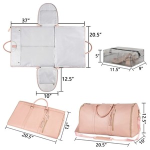 Вместительная Водонепроницаемая Дорожная сумка из искусственной кожи - Product Image 4