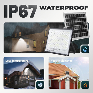 Projecteur LED SMD solaire étanche IP67 pour stades et extérieur, télécommande, construction en aluminium, 80W-1000W, vente en gros - Product Image 6