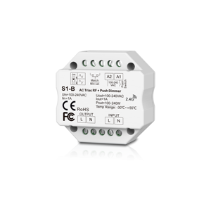 S1-B + R11 không dây điều khiển từ xa AC TRIAC RF chuyển đổi 100-240V 2.4G cảm ứng Dimmer Led điều khiển giải pháp chiếu sáng - Product Image 5