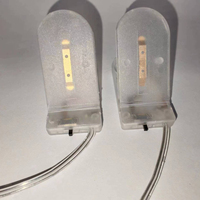Boîtier de batterie transparent CFEIBEN CR2032 avec fil de 15 cm, interrupteur marche/arrêt, terminal, matériau plastique, certifié CE