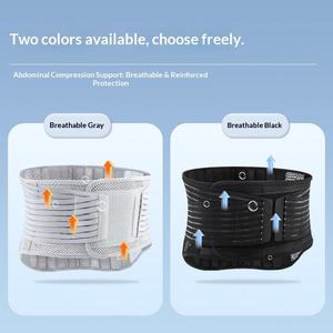 <span class=keywords><strong>Ceinture</strong></span> de soutien lombaire respirante et élastique réglable <span class=keywords><strong>pour</strong></span> hommes et femmes, idéale <span class=keywords><strong>pour</strong></span> le fitness, l'haltérophilie, les squats, les soulevés de terre et le maintien abdominal. - Product Image 3