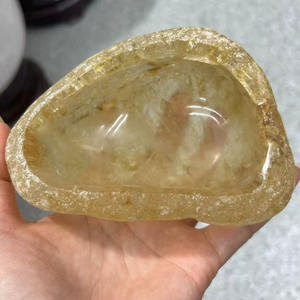 Vente en gros <span class=keywords><strong>de</strong></span> <span class=keywords><strong>cristal</strong></span> <span class=keywords><strong>de</strong></span> <span class=keywords><strong>roche</strong></span> sculpture artisanat <span class=keywords><strong>bol</strong></span> en <span class=keywords><strong>cristal</strong></span> <span class=keywords><strong>de</strong></span> quartz <span class=keywords><strong>de</strong></span> feu jaune naturel pour cadeaux - Product Image 2