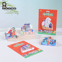 Imán de Resina 3D con Forma de Merlion de Singapur, Recuerdo Turístico, Imán de Refrigerador Bonito y Duradero para Recuerdos de Viaje