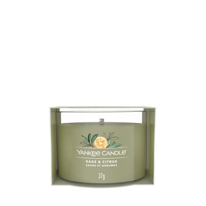 YANKEE CANDLE - Candela Votiva in Vetro al Salvia e Agrumi - Product Image 1
