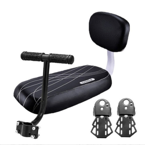 Siège de vélo confort montagne vélo siège arrière éponge coussin avec accoudoir repose-pieds route pièces de vélo électroniques - Product Image 4