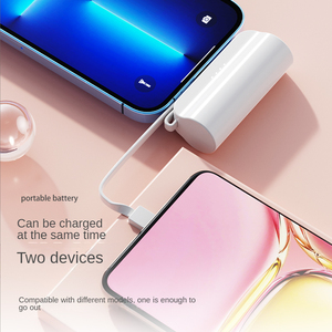 Cadeau de Noël, mini <span class=keywords><strong>batterie</strong></span> <span class=keywords><strong>externe</strong></span> capsule 5000mAh, chargeur portable, <span class=keywords><strong>batterie</strong></span> <span class=keywords><strong>externe</strong></span> <span class=keywords><strong>pour</strong></span> iPhone 14, <span class=keywords><strong>pour</strong></span> Samsung S22, <span class=keywords><strong>Huawei</strong></span> Powerbank - Product Image 5
