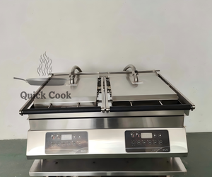 Piastra Elettrica Professionale Antiaderente 7000W per Bistecche, Griglia per Panini e Cotolette di Maiale, Macchina per Sandwich - Product Image 3