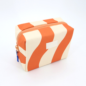 Borsa da viaggio portatile con cerniera in pelle PU, personalizzabile con logo, pochette da toilette, beauty case, <span class=keywords><strong>trousse</strong></span> da toilette da donna - Product Image 4