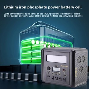 อินเวอร์เตอร์ Oketon <span class=keywords><strong>T</strong></span> Series 2000W กำลังสูง 220V คลื่นไซน์บริสุทธิ์ พร้อมระบบ MPPT สำหรับการตั้งแคมป์กลางแจ้ง ไลฟ์สด และเป็นแหล่งจ่ายไฟฉุกเฉิน - Product Image 2