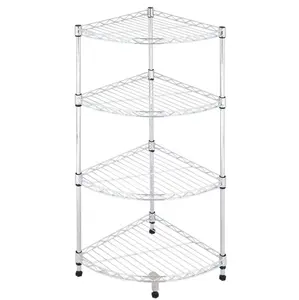 4 Tier Chrome Keuken holloware display stand