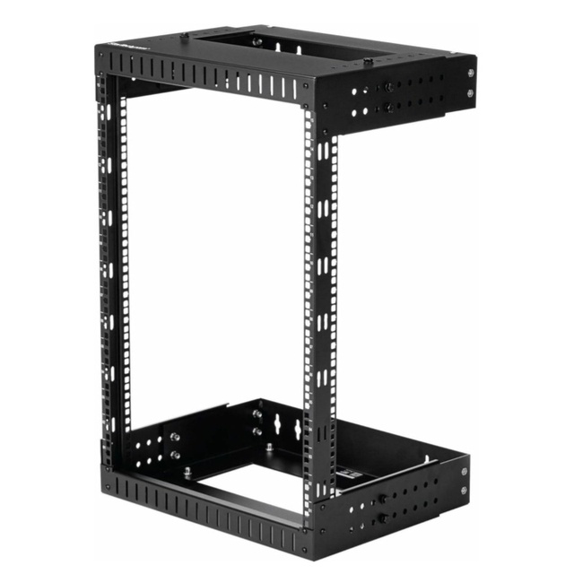 Custom Aluminum Wall Mount Open Frame Server Rack Desktop Network Cabinet Stamping Sheet Metal Fabrication Accept Drawings