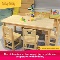 Moderne Massivholz Ergonomische Tische und Stühle Set für Babys und Kinder - Langlebige & Umweltfreundliche Kindergartenmöbel