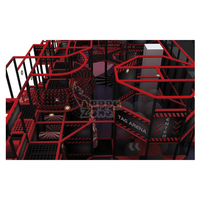 Parque de Aventuras Interior Happyzone, Circuito de Obstáculos Ninja Warrior para Adultos y Adolescentes, Capacidad para Más de 500 kg, Ideal para Instagram