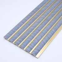 Facile à installer, design moderne personnalisé, panneau de grille murale en polystyrène PS, panneau décoratif en lattes PS pour mur et plafond intérieurs