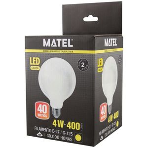Lampadina LED Globo G125 Opale E27 4W, Luce Calda, Risparmio Energetico, Ideale per Decorazione e Illuminazione di Spazi Interni. - Product Image 2