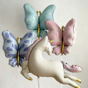 Globos de Aluminio con Forma de Mariposa de 35 Pulgadas, Estilo Princesa 3D, Coloridos, para Decoración de Fiestas de Cumpleaños, Festivales y Eventos, Accesorios para <span class=keywords><strong>Fotos</strong></span> - Product Image 2