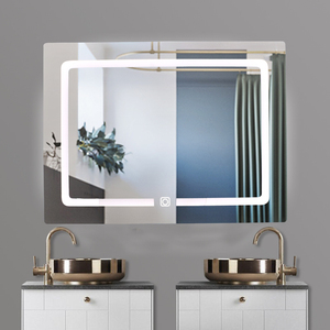 Fullkenlight tắm không Khung Gương LED sang trọng thông minh Wall Mount Antifog màn hình cảm ứng phòng tắm gương với ánh sáng LED - Product Image 5