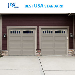 यूएस मानक 9x8 9x7 16x7 16x7 आधुनिक इलेक्ट्रिक एल्यूमीनियम स्वचालित सेशनल ओवरहेड गैराज दरवाजा - Product Image 5