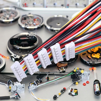 Kustom 2/3/4/5/6 Pin konektor mobil kawat elektronik Harness tahan lama PVC ETFE steker wanita perakitan PTFE isolasi