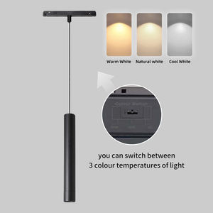 Rail lumineux magnétique LED avec température de couleur CCT réglable, design moderne, interrupteur à cadran dimmable, <span class=keywords><strong>luminaire</strong></span> - Product Image 6