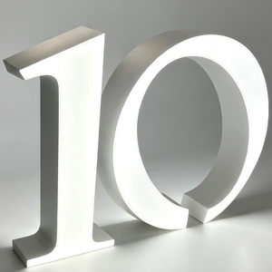 Letras Árabes 3D de Resina Epoxi LED, Letrero Luminoso para Exteriores con Transformador de CA, Resistente al Agua IP65, para Automóviles y Empresas - Product Image 5