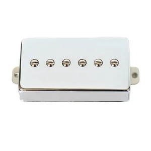 Níquel cubierta de plata y la base P90 estilo LP pastillas de guitarra con AlNiCo V imán bar calidad OEM guitarras