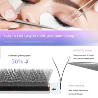 Cils artificiels en forme de Y YY 007, ultra-doux, style japonais, boucles de bébé, Pingdu Beauty Lash