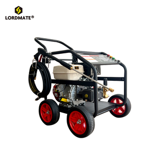 LORDMATE CE Nouvelle machine de nettoyage de canalisations à eau froide robuste 4000 psi Nettoyeur haute pression Pompe triplex 15/20 CV pour canalisations et drains - Product Image 1