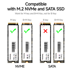 USB3.2 tip <span class=keywords><strong>C</strong></span> M.2 NGFF taşınabilir harici <span class=keywords><strong>Ssd</strong></span> sabit Disk <span class=keywords><strong>SSD</strong></span> muhafaza M2 NVME USBC mobil sabit Disk kutu - Product Image 3