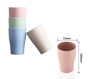 6Pcs Thân Thiện Với Môi Khỏe Mạnh Không Thể Phá Vỡ Rơm Lúa Mì Sợi Bữa Ăn Tối Bộ Đồ Ăn Bộ Cắm Trại Du Lịch - Product Image 4