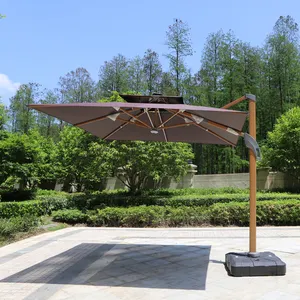 Custom Furniture Patio Umbrella Garden Cantilever Umbrella Outdoor Double Parasols Large Roman Umbrella