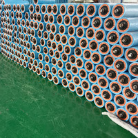 Rouleau de convoyeur durable en UHMWPE, rouleau auto-lubrifiant en UPE pour système minier