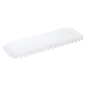 Assiette rectangulaire commerciale pour bœuf, assiette de restaurant pour fondue au bœuf coupée à la main Chaoshan, vaisselle en mélamine - Product Image 5