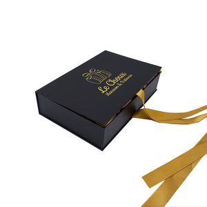 Customizable Eco-Friendly Book-Shaped Rigid Gift Box Magnetic Closure Recycled Materials 2cm Custom Logo for Jewelry Weddings - Product Image 3