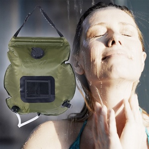 Bâche en PVC multifonctionnelle 15L 20L Douche solaire de camping en plein air avec thermomètre - Product Image 6
