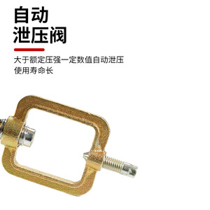 Regulador de Presión Antiexplosión de Cobre YQE-03, Manómetro de Acetileno Antivibración con Funda de Goma Antichoque para Gas LPG - Product Image 1