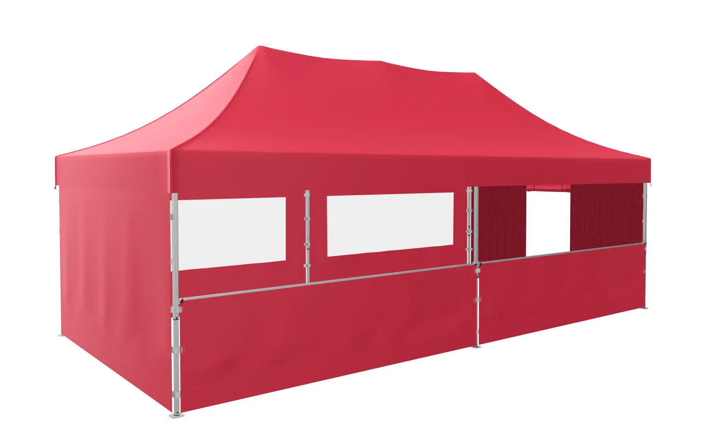 3X3 3X4 4X4 4X6 Eenvoudig Pop-Up Luifel Ijzeren Aluminium Frame Opvouwbare Tuinhuisje Beurs Tent Evenement Tent