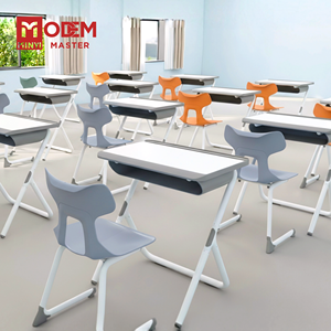 Silla Escolar MINYI <span class=keywords><strong>ALBA</strong></span>, <span class=keywords><strong>Muebles</strong></span> Escolares para Aula, Conjunto de Escritorio y Silla para Estudiantes de Secundaria - Product Image 1