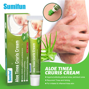 Pommade pour la peau à l'aloe vera spécialement conçue pour traiter la teigne cruris, l'eczéma, les démangeaisons et les infections fongiques - Product Image 2