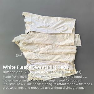 Trapos de Algodón 100% Blancos Industriales, Trapos de Camiseta, Paños de Limpieza de Alta Absorción de Aceite - Product Image 2