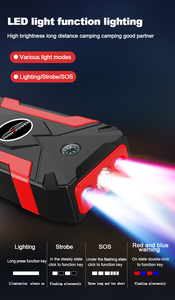 Nouveau démarreur de <span class=keywords><strong>voiture</strong></span> portable multifonction 12V 29800mAh, batterie externe et câble de démarrage, LED, directement de l'usine - Product Image 5