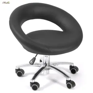 Tabouret de technicien spa avec dossier pour salon d'esthétique loisirs pédicure roulante de luxe à vendre