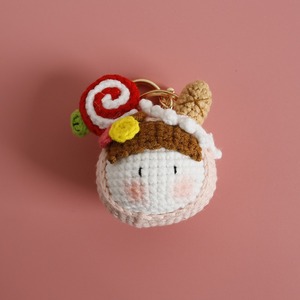 Số Lượng Lớn Bán Buôn Handmade Siêu Dễ Thương Phim Hoạt Hình <span class=keywords><strong>Crochet</strong></span> Dệt Hoàn Thành Keychain Trang Trí Nội Thất Mặt Dây Chuyền Trái Cây Búp Bê Mặt Dây Chuyền Quà Tặng Cho Bé Trai Cô Gái - Product Image 6