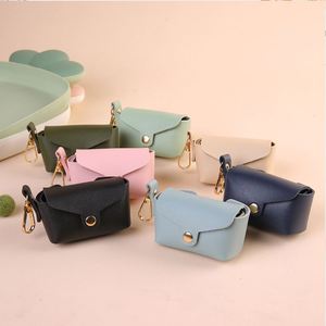 Stylish Pet Dog Waste <b>Bag</b> <b>Holder</b> Portable Pet Leash Hanging Poop <b>Bag</b> Pouch PU Leather Dog Poop <b>Bag</b> <b>Carrier</b> - Product Image 2