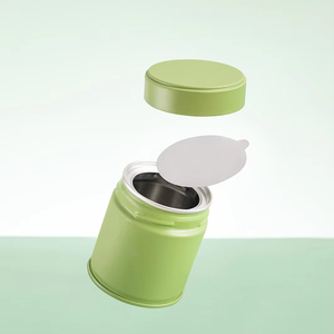 RTS 60*70mm Tin <strong>Can</strong> 50g Matcha <strong>Coffee</strong> and Tea Power Packaging Airtight Matte Screw Lids 3.5 OZ Tin Metal Round <strong>Cans</strong> - Product Image 2